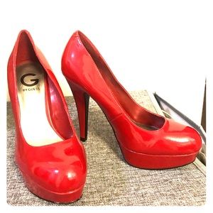 Red G by Guess pumps size 8.5. Excellent condition